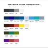 tank top color chart - Madoka Magica Merch